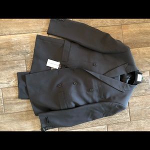 Gray - Double Breasted Suit 40R/34W NWT